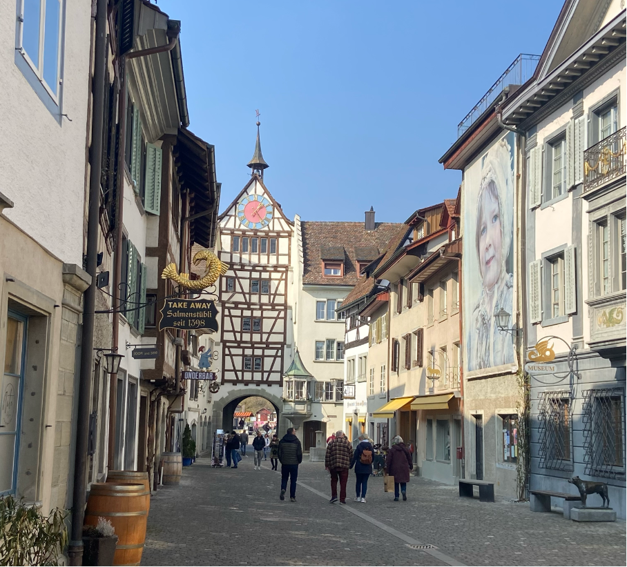 Strolling through beautiful Stein am Rhein, a fairytale-like experience through medieval streets filled with history and charm.