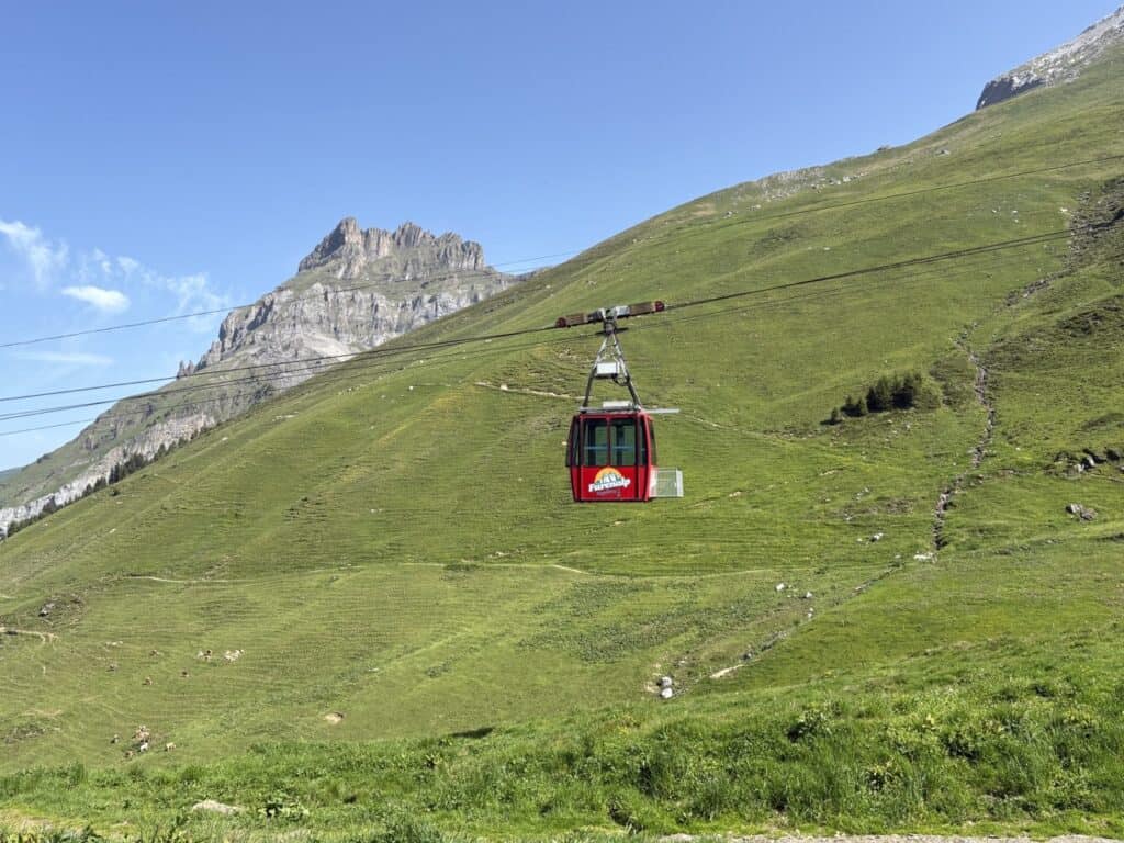 The Fürenalp Cable Car
