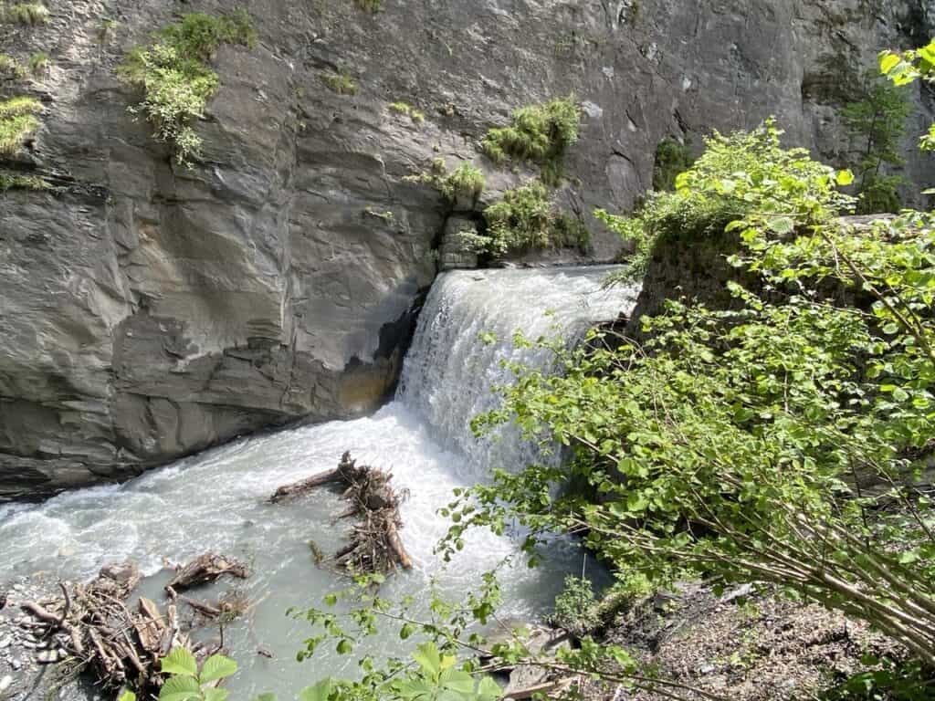 Along the Tamina River from Altes Bad Pfäfers down to Bad Ragaz