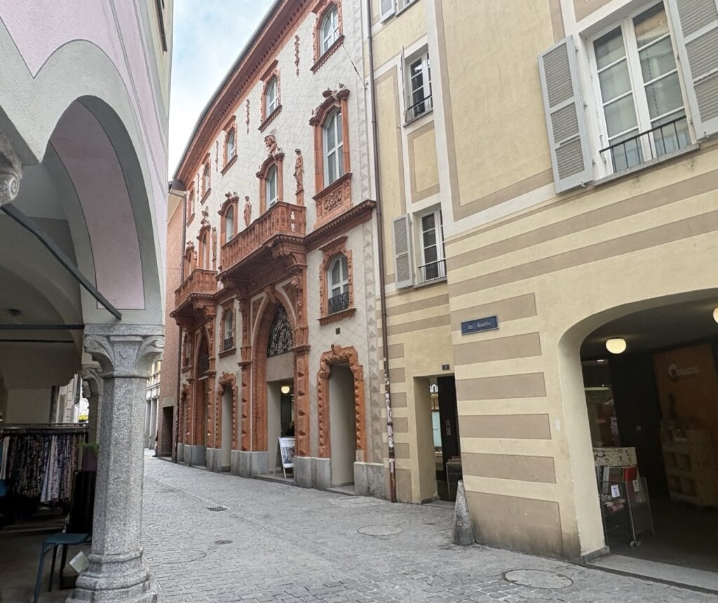 Old Town of Bellinzona with Italian-style architecture