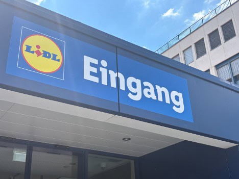 Lidl, a discount supermarket, that helps you travel Switzerland on a budget.
